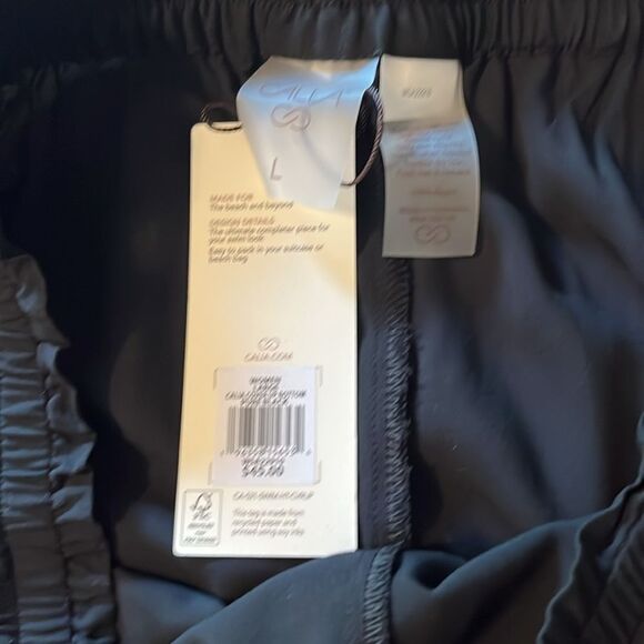 New! Calia Carrie Underwood Wide Leg Swim Cover Up Pant Size Large Black NWT - Picture 11 of 16